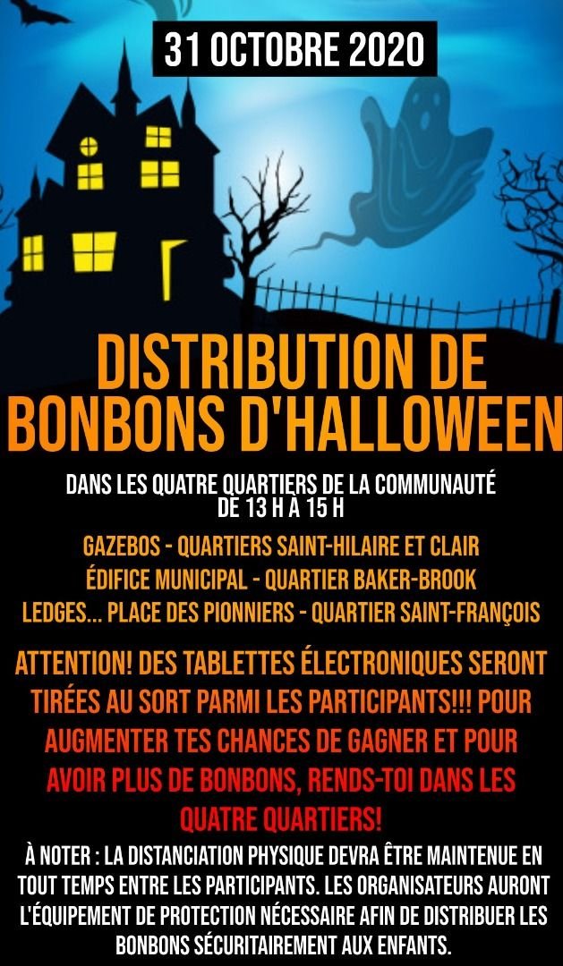 Halloween candies distribution!